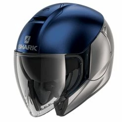 Cheapest ???? Plastic Shark Citycruiser Dual Blank Mat Helmet Blue ????