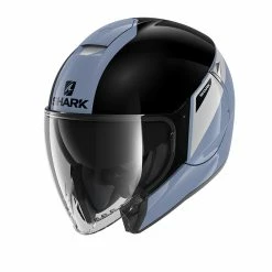 Flash Sale ⌛ Plastic Shark Citycruiser Karonn Helmet Silver Black ✨