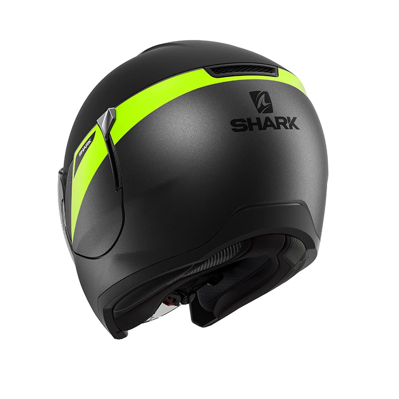 New ???? Plastic Shark Citycruiser Karonn Mat Helmet Black Yellow ???? 4 New ???? Plastic Shark Citycruiser Karonn Mat Helmet Black Yellow ???? - Image 2