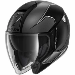 Hot Sale ???? Plastic Shark Citycruiser Krestone Mat Helmet Black Grey ????