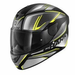 Outlet ???? Plastic Shark D-skwal 2 Daven Mat Helmet Anthracite Yellow ⌛