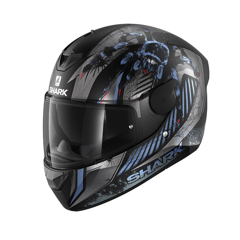 Promo ???? Plastic Shark D-skwal 2 Atraxx Mat Helmet Anthracite Blue ???? 3 Promo ???? Plastic Shark D-skwal 2 Atraxx Mat Helmet Anthracite Blue ????