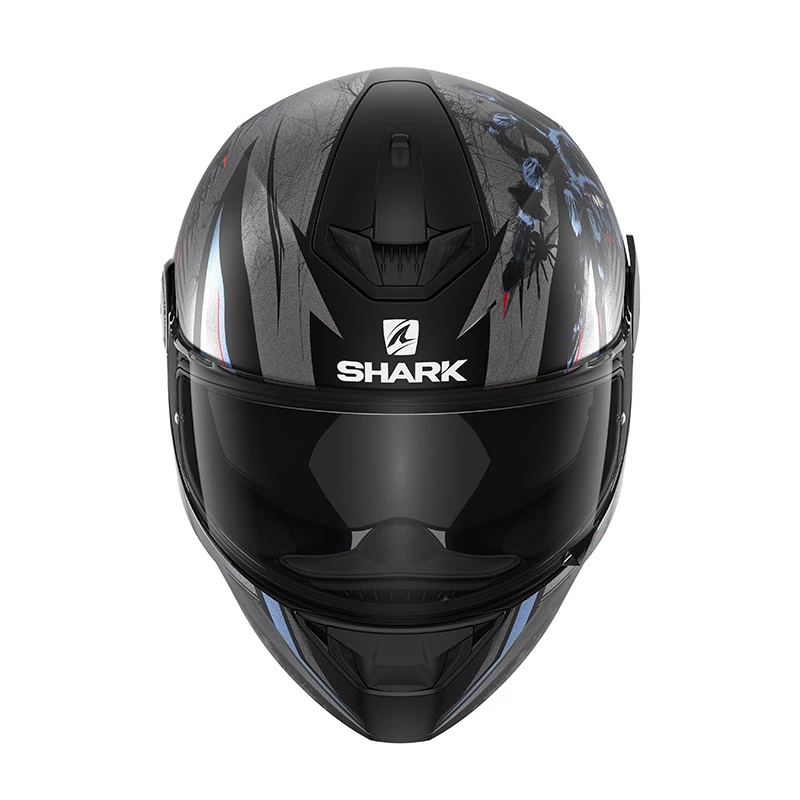 Promo ???? Plastic Shark D-skwal 2 Atraxx Mat Helmet Anthracite Blue ???? 5 Promo ???? Plastic Shark D-skwal 2 Atraxx Mat Helmet Anthracite Blue ???? - Image 3