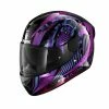 Cheapest ⌛ Plastic Shark D-skwal 2 Atraxx Helmet Black Violet Glitter ✨ -Shark shop shark dskwal 2 atraxx viola