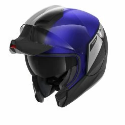 Shark shop 35 Best deal ???? Plastic Shark Evo Jet Karonn Mat Modular Helmet Black Blue ????