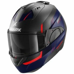 Coupon ✨ Plastic Shark Evo Es Kryd Mat Modular Helmet Blue Red ????