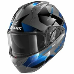 Shark shop 31 Best deal ???? Plastic Shark Evo Gt Tekline Modular Helmet Grey Blue ????