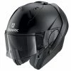 Outlet ???? Plastic Shark Evo Es Blank Mat Modular Helmet Black ????