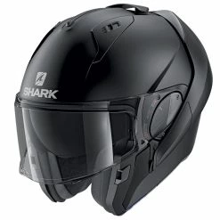 Outlet ???? Plastic Shark Evo Es Blank Mat Modular Helmet Black ????