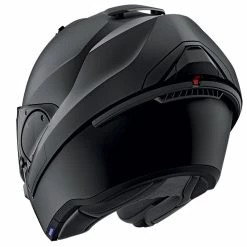 Outlet ???? Plastic Shark Evo Es Blank Mat Modular Helmet Black ???? -Shark shop shark evoes blankmat nero 5