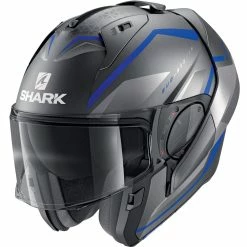 Brand new ???? Plastic Shark Evo Es Yari Mat Modular Helmet Blue ????