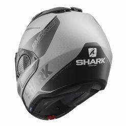 Flash Sale ❤️ Plastic Shark Evo Gt Encke Mat Modular Helmet Silver ⭐ -Shark shop shark evogt enckemat helmet argento 3