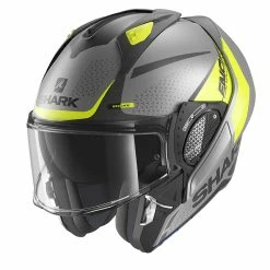 Hot Sale ???? Plastic Shark Evo Gt Encke Mat Modular Helmet Yellow ❤️