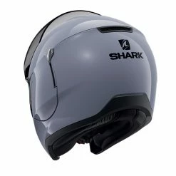 Best deal ???? Plastic Shark Evo Jet Blank Modular Helmet Grey ???? -Shark shop shark evojet blank grigio 5