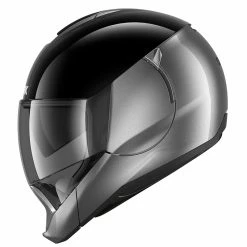 Cheap ???? Plastic Shark Evo Jet Dual Blank Modular Helmet Grey ???? -Shark shop shark evojet dualblank grigio 4