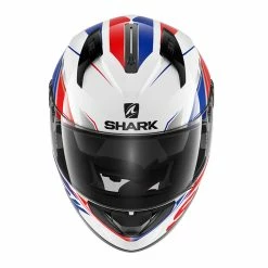 Flash Sale ???? Plastic Shark Ridill 1.2 Phaz Helmet White Red Blue ???? -Shark shop shark ridill 1.2 phaz bianco 3