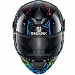 Hot Sale ???? Plastic Shark Skwal 2.2 Noxxys Helmet Black Blue Green ❤️ -Shark shop shark skwal22noxxys blu 3