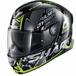 Outlet ???? Plastic Shark Skwal 2.2 Noxxys Helmet Black Yellow Silver ????