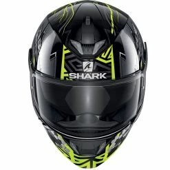 Outlet ???? Plastic Shark Skwal 2.2 Noxxys Helmet Black Yellow Silver ???? -Shark shop shark skwal22noxxys giallo 3