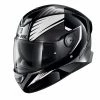 Best Sale ???? Plastic Shark Skwal 2 Hallder Helmet Black White ???? 2 Best Sale ???? Plastic Shark Skwal 2 Hallder Helmet Black White ???? -Shark shop shark skwal2 hallder bianco