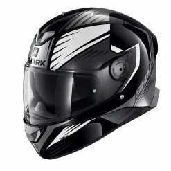 Best Sale ???? Plastic Shark Skwal 2 Hallder Helmet Black White ????