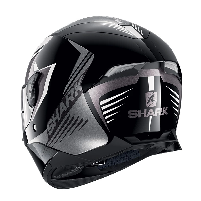 Best Sale ???? Plastic Shark Skwal 2 Hallder Helmet Black White ???? 4 Best Sale ???? Plastic Shark Skwal 2 Hallder Helmet Black White ???? - Image 2