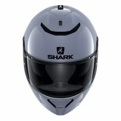 Brand new ???? Fiber Shark Spartan 1.2 Blank Helmet Grey Gloss ???? -Shark shop shark spartan1.2 blank grigiogloss 3