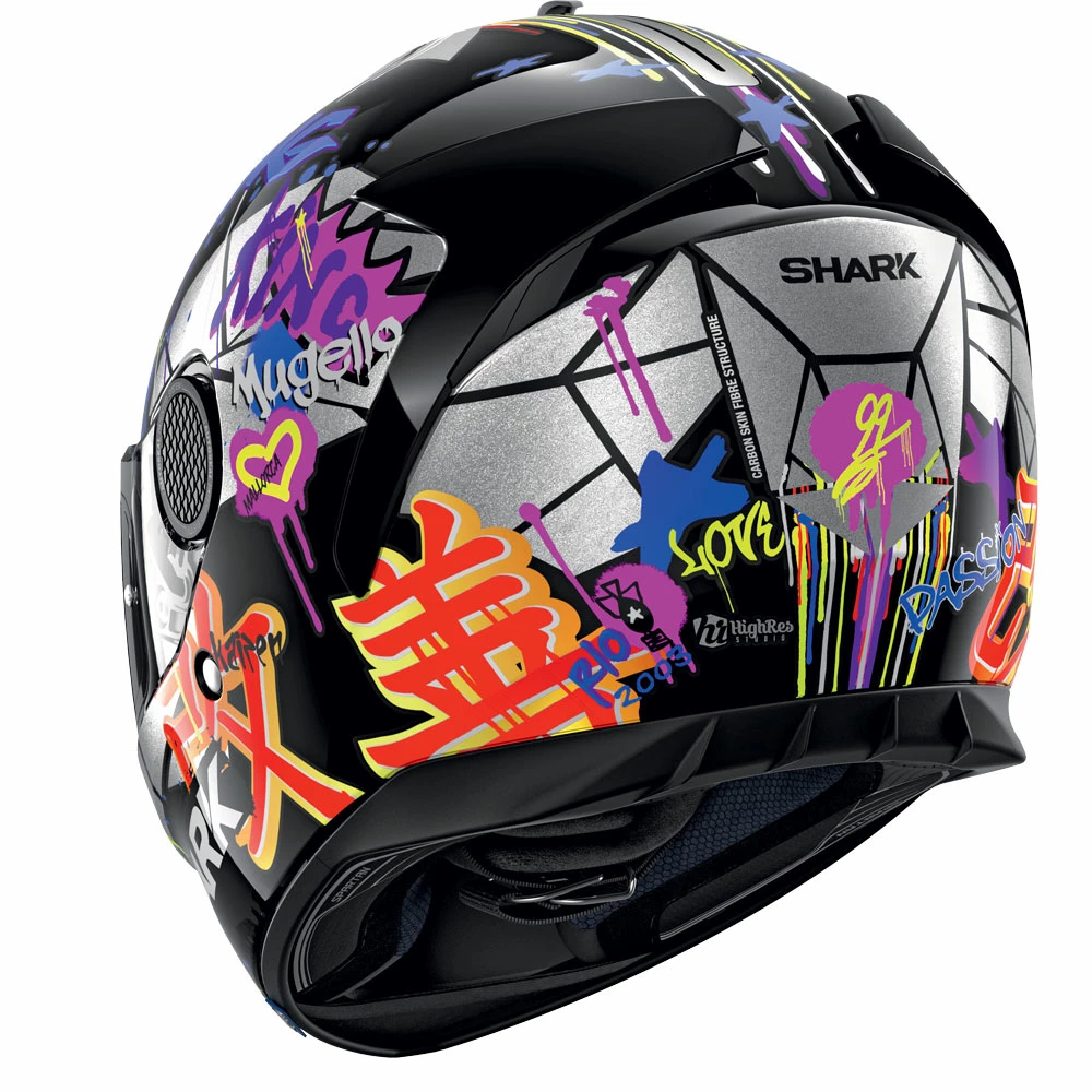 Buy ???? Fiber Shark Spartan 1.2 Lorenzo Catalunya Gp Helmet Blue ???? 4 Buy ???? Fiber Shark Spartan 1.2 Lorenzo Catalunya Gp Helmet Blue ???? - Image 2