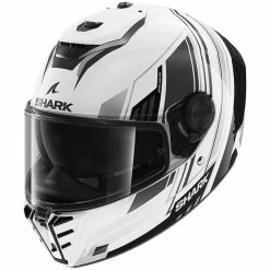 Cheap ???? Fiber Shark Spartan Rs Byrhon Helmet White Black ⭐