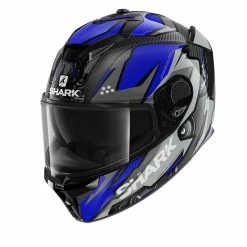Budget ✨ Fiber Shark Spartan Gt Carbon Urikan Helmet Blue ????