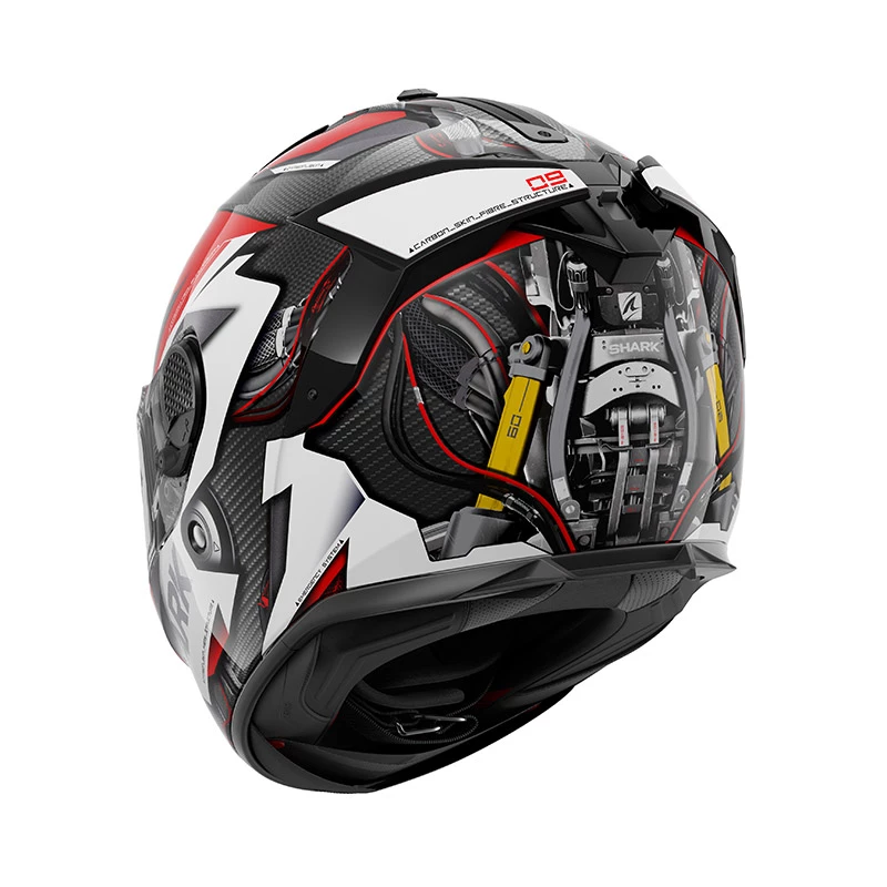 Flash Sale ❤️ Fiber Shark Spartan Gt Carbon Urikan Helmet Red ✨ 4 Flash Sale ❤️ Fiber Shark Spartan Gt Carbon Urikan Helmet Red ✨ - Image 2