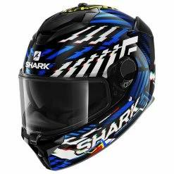 Budget ❤️ Fiber Shark Spartan Gt Bcl Micr E-brake Helmet Blue ????