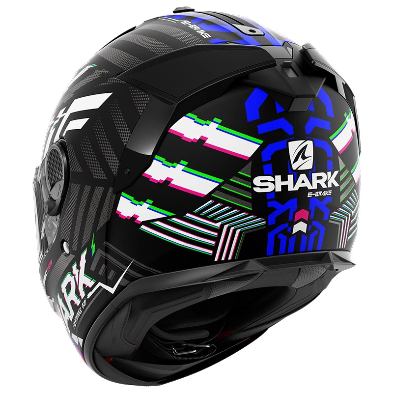 Best Sale ✨ Fiber Shark Spartan Gt Bcl Micr E-brake Mat Helmet Blue ???? 4 Best Sale ✨ Fiber Shark Spartan Gt Bcl Micr E-brake Mat Helmet Blue ???? - Image 2