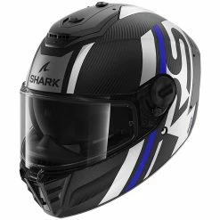 Best Sale ???? Fiber Shark Spartan Rs Carbon Shawn Mat Helmet Blue ????