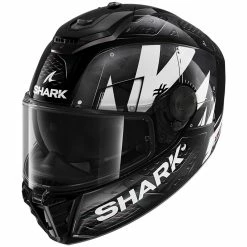 Outlet ???? Fiber Shark Spartan Rs Stingrey Helmet Black White ????