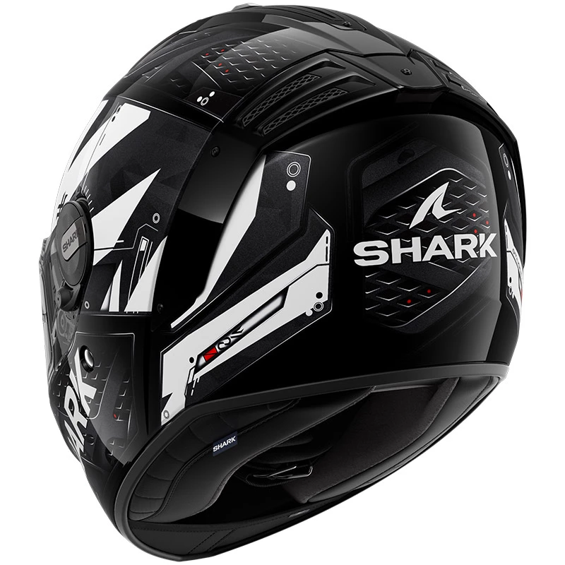 Outlet ???? Fiber Shark Spartan Rs Stingrey Helmet Black White ???? 4 Outlet ???? Fiber Shark Spartan Rs Stingrey Helmet Black White ???? - Image 2
