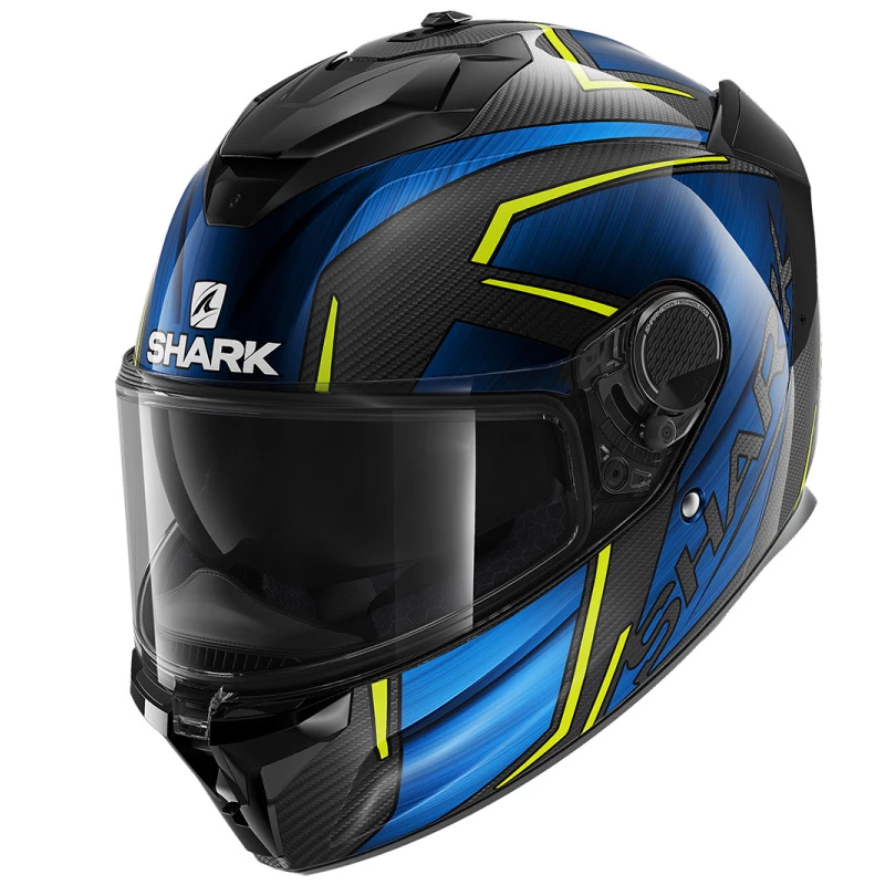 Budget ✨ Fiber Shark Spartan Gt Carbon Kromium Helmet Blue ???? 3 Budget ✨ Fiber Shark Spartan Gt Carbon Kromium Helmet Blue ????