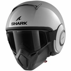 Top 10 ⭐ Plastic Shark Street Drak Blank Helmet Light Grey ????